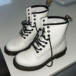 White doc Martins